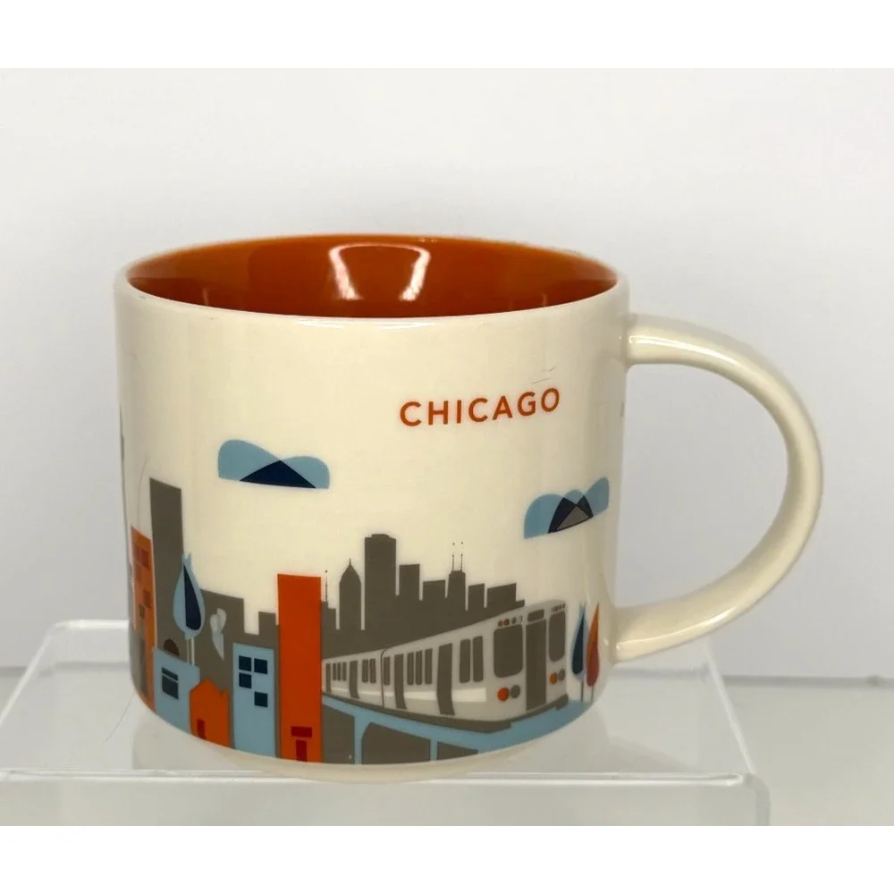 Starbucks Chicago You Are Here Series Collection 14 oz Coffee Tea Mug Cup